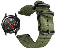 Нейлоновый ремешок Primo Traveller для часов Huawei Watch 2 - Army Green