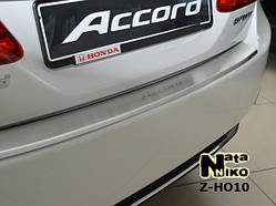 Накладка на бампер з загином Honda ACCORD IX з 2013 р.