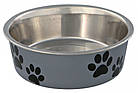 Миска Trixie Stainless Steel Bowl для собак, нержавеющая сталь, 0.25 л, фото 2
