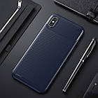 Чохол Carbon Case Apple iPhone XS Max Синій, фото 2