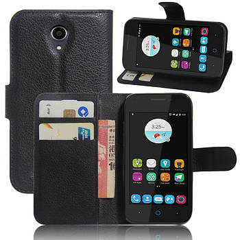 Чохол-книжка Litchie Wallet для ZTE Blade L110 Чорний