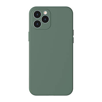 Чехол Baseus для iPhone 12 Pro Liquid Silica Gel, Dark green (WIAPIPH61P-YT6A)