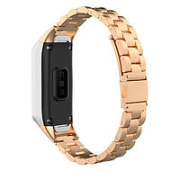 Металлический ремешок Primolux для фитнес браслета Samsung Galaxy Fit (SM-R370) - Rose Gold