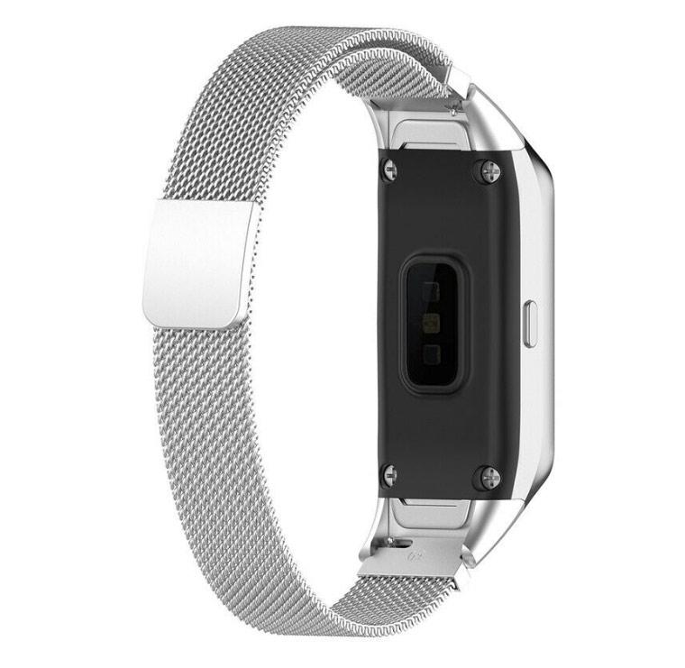 Міланський сітчастий ремінець Primolux для фітнес-браслета Samsung Galaxy Fit (SM-R370) - Silver