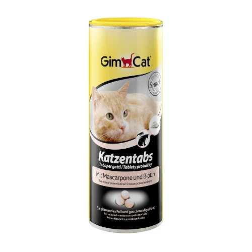 Витамины Gimcat Katzentabs для кошек с сыром маскарпоне и биином, 710 шт - фото 1 - id-p848463107