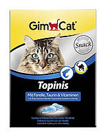 Витамины Gimcat Topinis Forelle для кошек с форелью, 190 шт