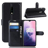 Чехол-книжка Litchie Wallet для OnePlus 7 Black