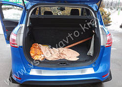 Накладка на бампер з загином для Ford B-Max з 2012 р. (NataNiko)