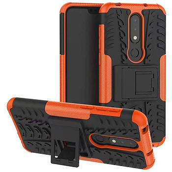 Чохол Armor Case для Nokia 6.1 Plus (X6) Помаранчевий