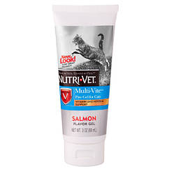 Вітамінний комплекс Nutri-Vet Multi-Vite Paw-Gel для кішок з антиоксидантами, 89 мл