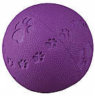 М'яч Trixie Toy Ball для собак гумовий, з пискавкою, 6 см, фото 3