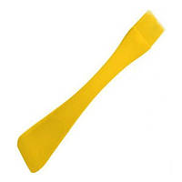 Лопатка кондитерская и щеточка Maestro Yellow желтая длина 26,5 см силикон (1186Y MR)