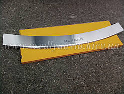 Накладка на бампер з загином для Nissan Murano II 2008- (Nataniko)