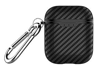 Силіконовий чохол Primo Carbon Fiber для AirPods 2 - Black