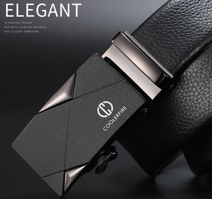 Чоловічий ремінь Primo Coolerfire ZD091 Elegant з автоматичною пряжкою