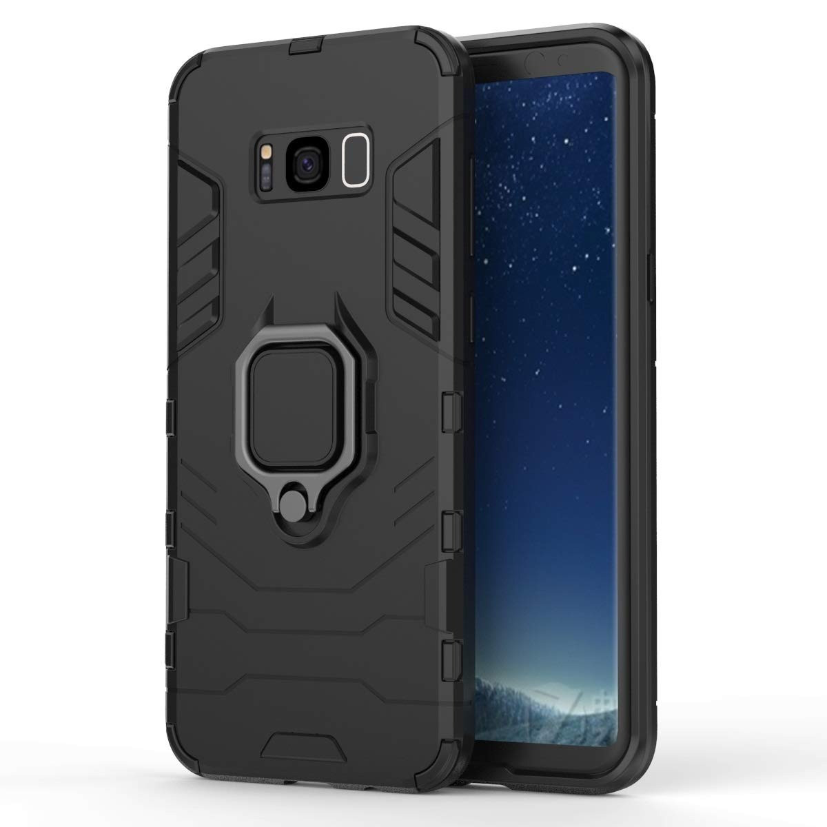 Чохол Ring Armor для Samsung Galaxy S8+ SM-G955 Чорний