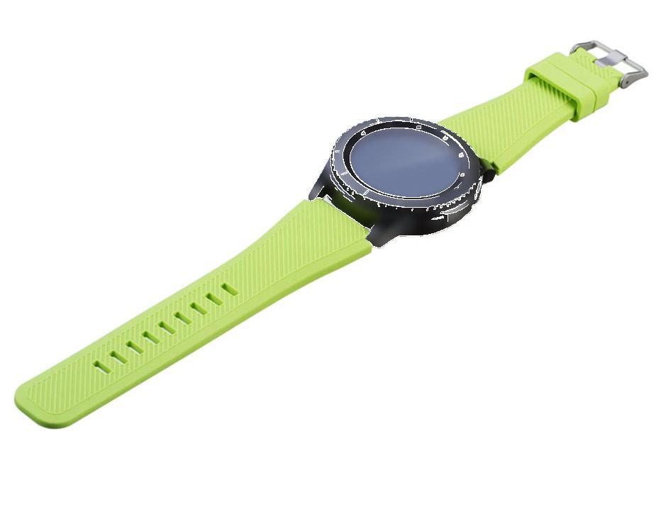 Силіконовий ремінець для годинника Samsung Galaxy Watch 46 mm SM-R800 - Light Green, фото 1