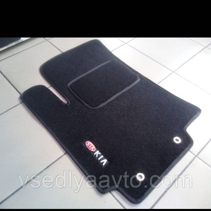 Водійський коврик ворсовий для KIA Rio (2011-2016), фото 1
