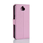 Чохол-книжка Litchie Wallet для Sony Xperia 10 Світло-рожевий, фото 3