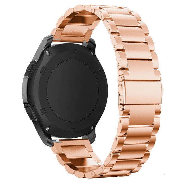 Металевий ремінець Primo для годинника Samsung Galaxy Watch 46mm (SM-R800) - Rose Gold
