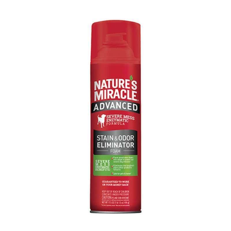 Nature's Miracle Stain&Odor Eliminator Foam - для видалення плям і запахів від собак з посиленою формулою