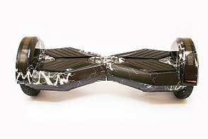Гироборд 8 гироскутер сігвей з Bluetooth і колонками чорний з блискавкою