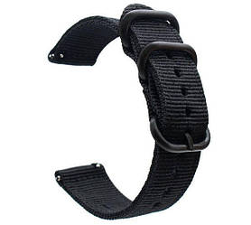 Нейлоновий ремінець Primo Traveller для годинника Xiaomi Huami Amazfit SportWatch 2 / Amazfit Stratos - Black