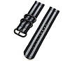 Нейлоновий ремінець Primo Traveller для годинника Samsung Galaxy Watch 46 mm SM-R800 - Black&Grey, фото 2