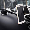 Автотримач Baseus Solid Series Telescopic Magnetic Car Mount, Silver (SULX-0S), фото 8