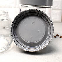 Набір банок з сірими кришками 3 шт Luminarc Jar SWING, фото 3
