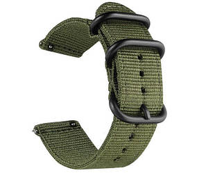 Нейлоновий ремінець Primo Traveller для годинника Xiaomi Huami Amazfit SportWatch 2 / Amazfit Stratos - Army Green