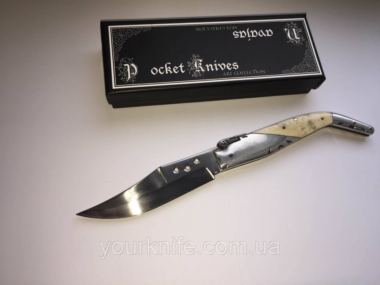 Нож складной Наваха Martinez Albainox Catalanas Pocket Bone: продажа ...