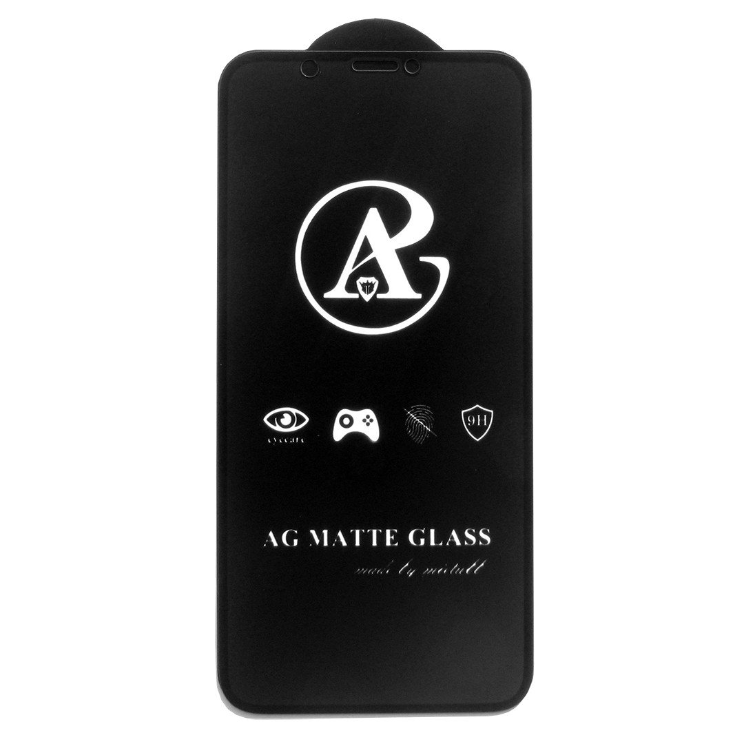 Захисне скло матове AG Matte Full Glue для Apple iPhone X / iPhone XS Чорний