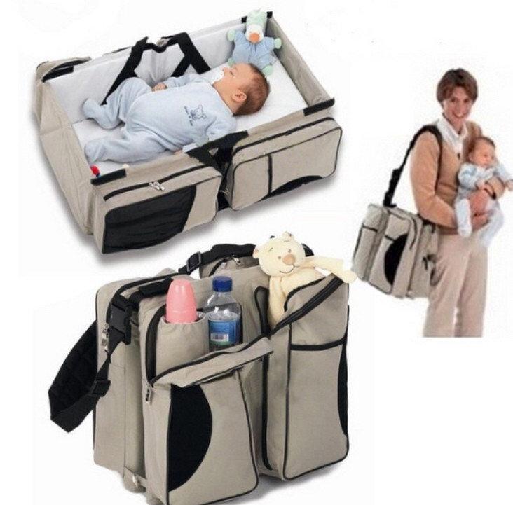 Багатофункціональна люлька-ліжко для малюків Ganen baby bed and bag