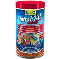 Корм TetraPro Colour для тропических рыб в чипсах, усиление окраса, 100 мл