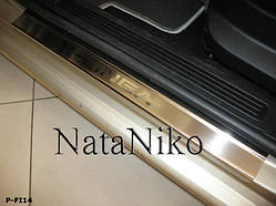 Захист порогів - накладки на пороги Fiat LINEA з 2007- (Premium)