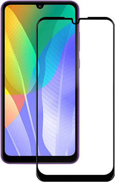 Захисне скло Lion для Huawei Y6P (2020) 3D Perfect Protection Full Glue, Black