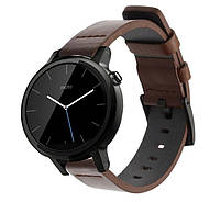 Кожаный ремешок Primo Classic для часов Motorola Moto 360 2nd gen (42 mm ) - Coffee