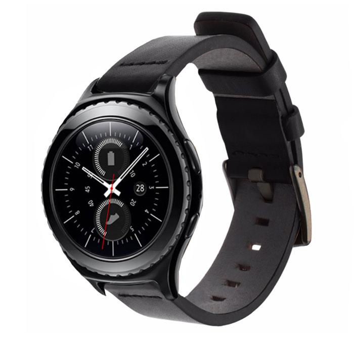 Шкіряний ремінець Primo Classic для годинника Samsung Gear S2 Classic (SM-R732 / SM-R735) - Black