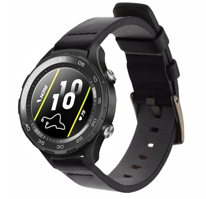 Шкіряний ремінець Primo Classic для годинника Huawei Watch 2 - Black