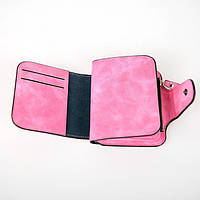 Женский замшевый кошелек Baellerry Forever N 2346 | клатч | портмоне розовый, без риска