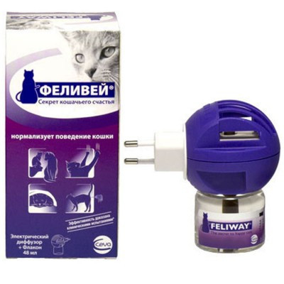 Диффузор Feliway для кошек антистресс, 48 мл - фото 1 - id-p848655271