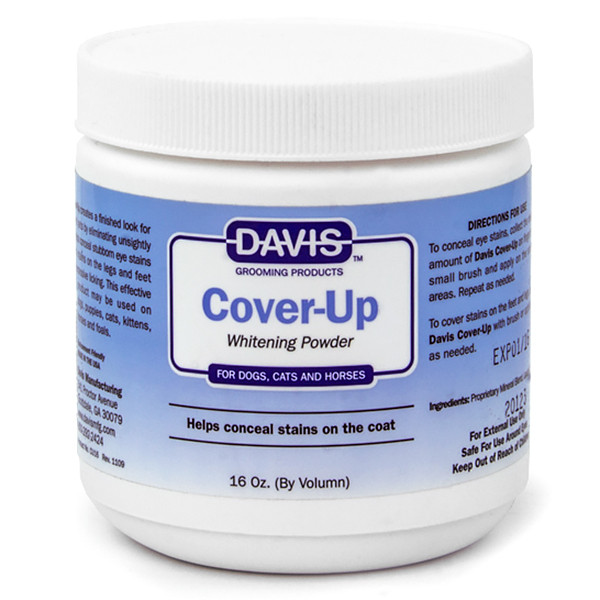 Пудра Davis Cover-Up Whitening Powder маскуюча відбілююча для собак, котів