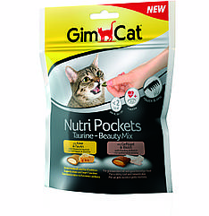 Ласощі Gimcat Nutri Pockets Beauty Mix для кішок мікс з таурином, 150 г