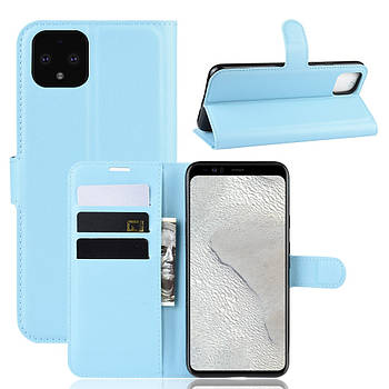 Чехол-книжка Litchie Wallet для Google Pixel 4 Blue