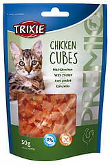 Лакомство Trixie Premio Chicken Cubes для кошек с курицей, 50 г