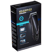 Триммер для стрижки волос Gemei GM-813 с насадками | Профессиональная машинка для стрижки волос и