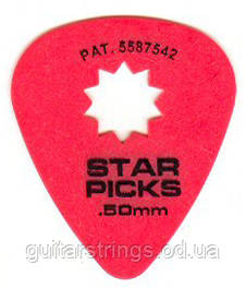 Медіатор Everly 30021 Star Picks Thin 0.50 mm
