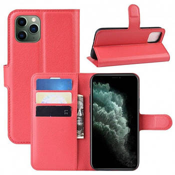 Чехол-книжка Litchie Wallet для Apple iPhone 11 Pro Red