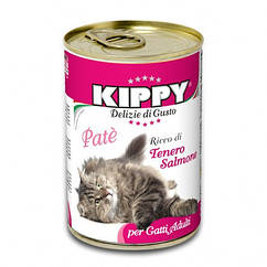 Паштет Kippy Cat для кішок з лососем, 400 г